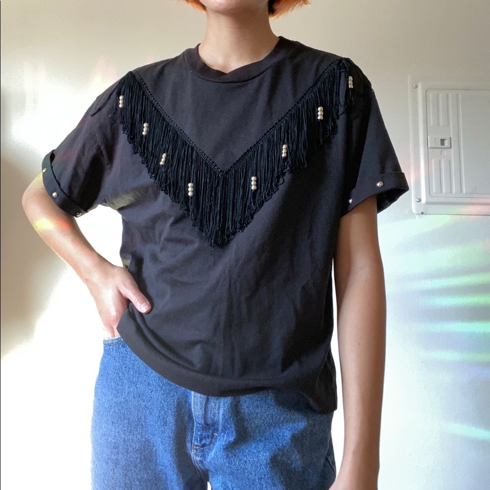 Vintage Western Fringe Top